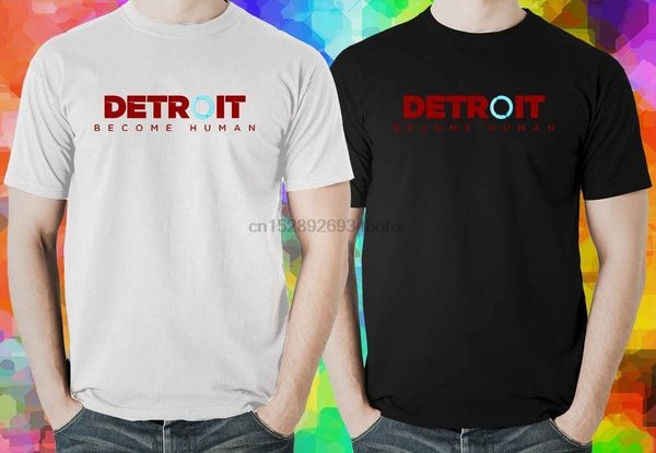 

new detroit become human mens black and white () shirt usa size s-xxxl zm1
