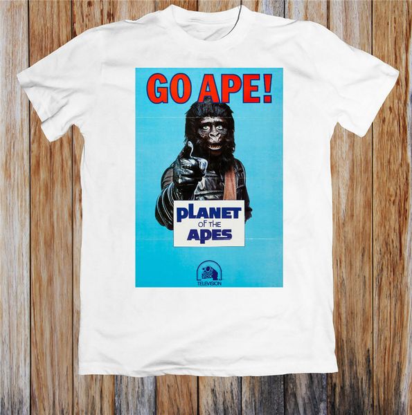 

go ape 70s retro movie poster t shirt gym tee shirt new cool design