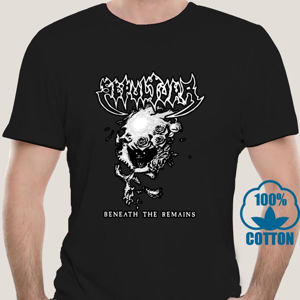 

2477a sepultura beneath the remains album black t shirt cotton all sizes s-5xl