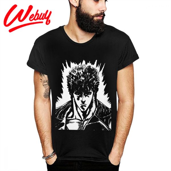 

pure cotton fist north star kenshiro atatatatata hokuto no ken unique custom for men t shirt casual style direct print tee s-6xl
