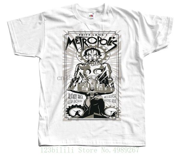 

metropolis v3 movie poster 1927 fritz lang t shirt ( white ) all sizes s-3xl funny casual brand shirts top