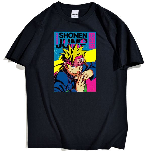 

uzumaki naruto shonen mens t-shirts naruto picture anime clothes for male korean brand streetwear oversize mens t shirt