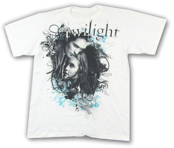 

twilight bella edward white t shirt new movie merch brand fashion tee shirt