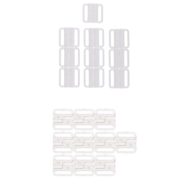 

20x buckle support-gorg women extension bra buckle white + clear, Red;black