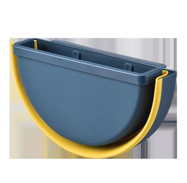 

kitchen trash can foldable cabinet door wall-mounted trash can household bathroom plastic wastebasket car trash toilet