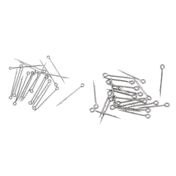 40 шт море рыбалка крючки колючая worm крюки straight fishhook снасть, m l