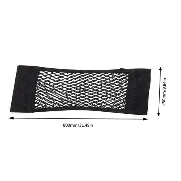 

car interior nets double-layers cars trunk seat back elastic mesh net car styling storage bag pocket cage
