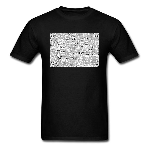 

цифровая печать мужчин черных футболки лицо и мысль новизна мультфильм дизайн для взрослых плюс размер fit t shirt на заказ компания