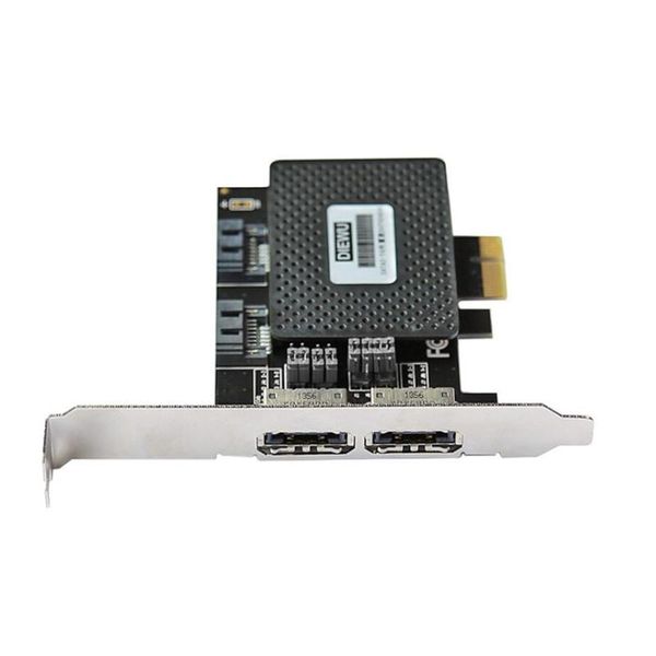 

pci express pci-e 1x до 2 esata +2 sata3 плата расширения адаптер контроллер карты для windows xp win 7 linux vista