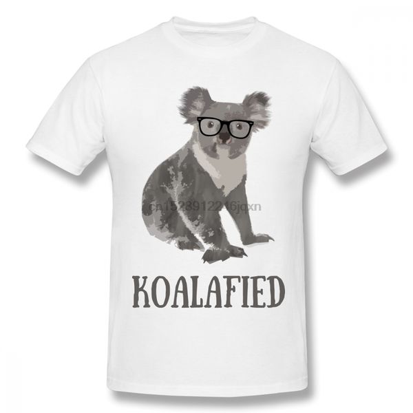 

popular animal koala t-shirt for funny streetwear for man pure cotton camiseta