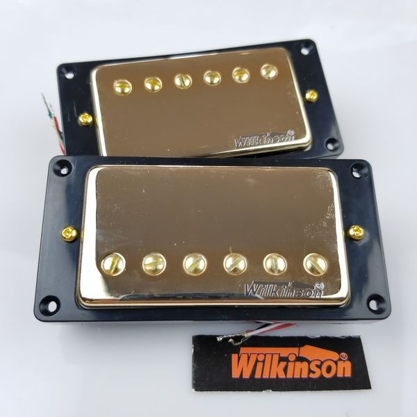 

new gold electric guitar humbucker pickups closed wvc gold cover made in korea