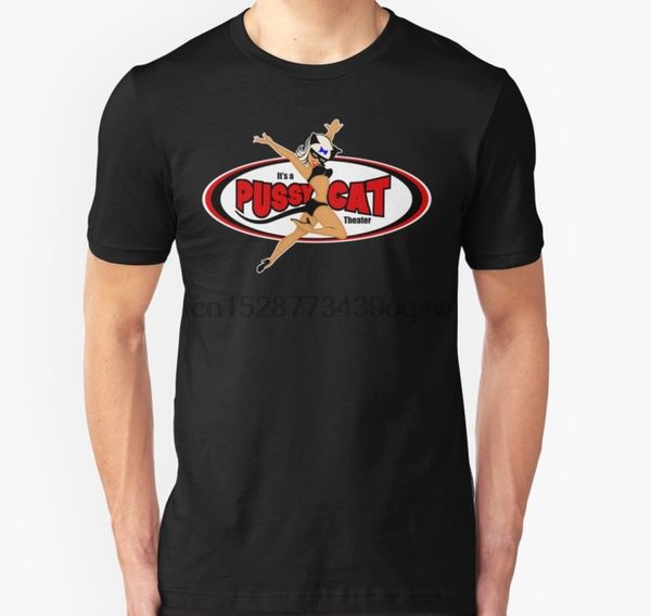 

men tshirt pussycat theater t shirt slim fit t shirt(1) printed t-shirt tees top