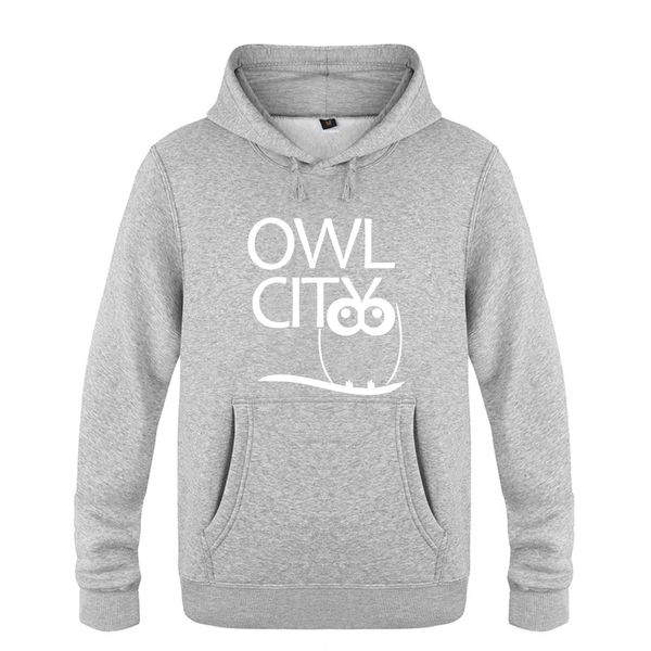 

owl city rock rap music толстовка мужчины 2018. мужская пуловер из флиса с капюшоном толстовка