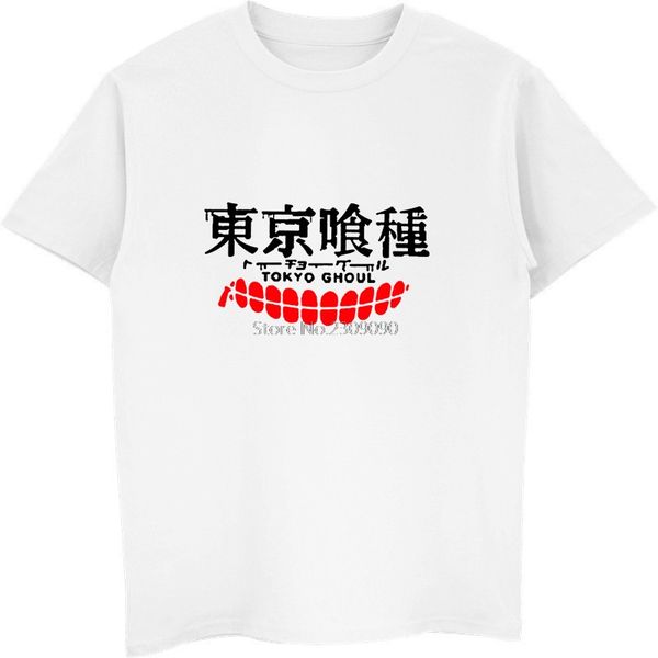 

summer kaneki ken t shirt men anime tokyo ghoul t shirts cotton short sleeve men t-shirt cartoon tee harajuku streetwear