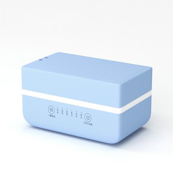 

electric portable heating lunch box stainless steel container mini rice cooker steamer meal lunchbox bento warmer