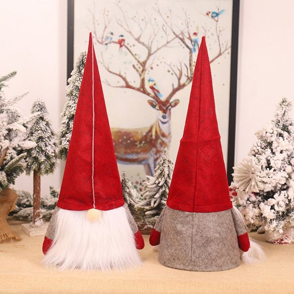 

christmas faceless old man treedecoration patron flannel plus artificial hair christmas tree star holiday decorations