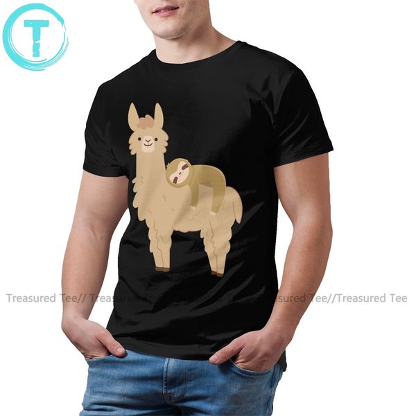 

sloth t shirt adorable sloth relaxing t-shirt fun 100 percent cotton tee shirt men short sleeves 3xl tshirt