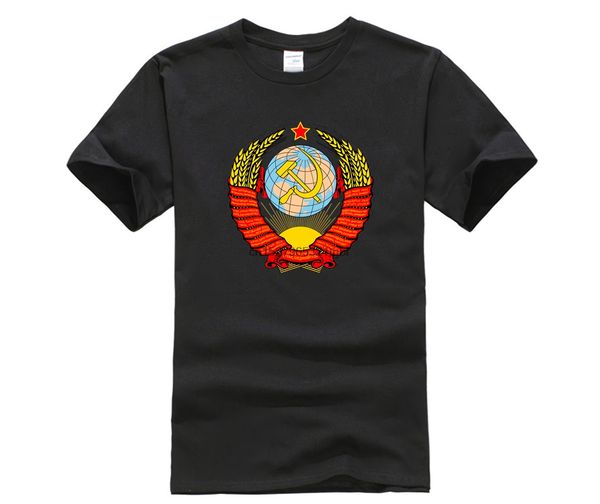 

deals famous t shirt men cotton sssr soviet union russian flag print t-shirt men 100% cotton tshirt short sleeve