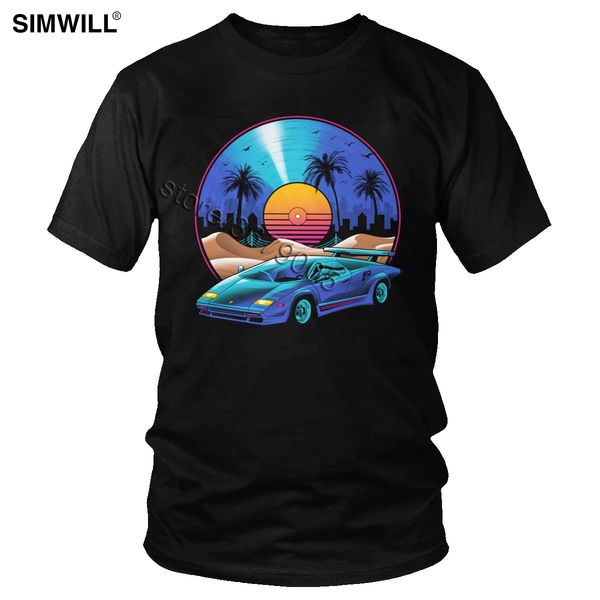 

men's retro vinyl soundtrack car tees crazy auto lover gift t shirt short sleeves cotton summer t-shirts cool merchandise