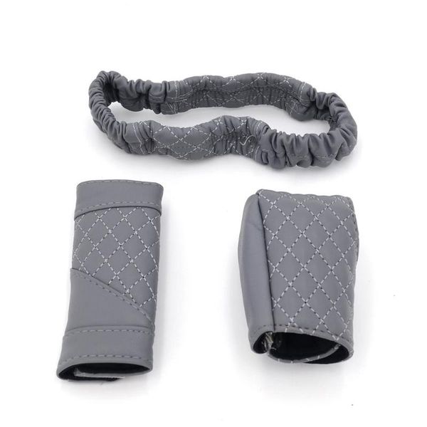 

3pcs car interior mirrors sleeve for high-end car handbrake decoration set