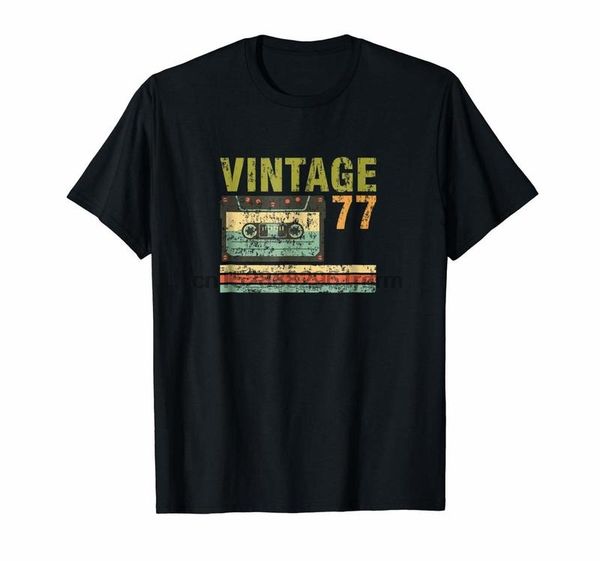 

одежда vintage 77 день рождения тенниска рубашки 8666