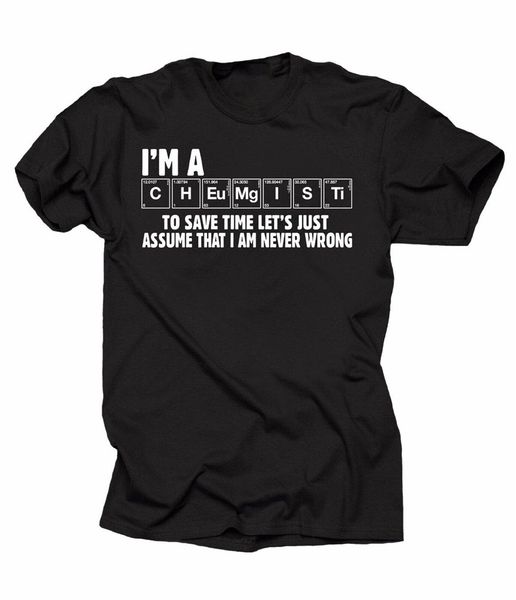

chemist t-shirt gift for chemist funny profession tee shirt occupation shirt funny