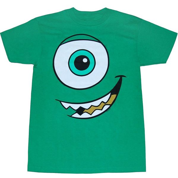 

monsters inc i am mike t-shirt fitness plus size tee shirt