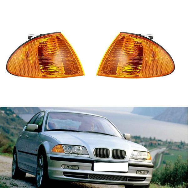 

car turn signal parking side corner marker light lamp pair set for -3 series 1990-2001