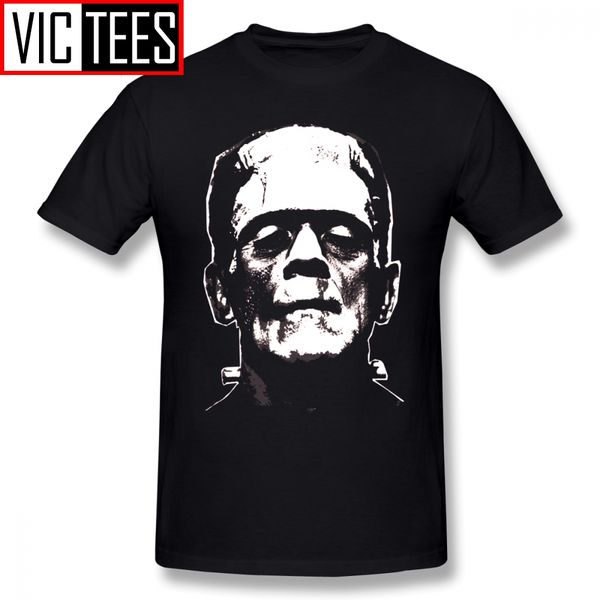 

мужские футболки франкенштейн франкенштейн футболка печать tee shirt fun streetwear 100% хлопок mens tshirt