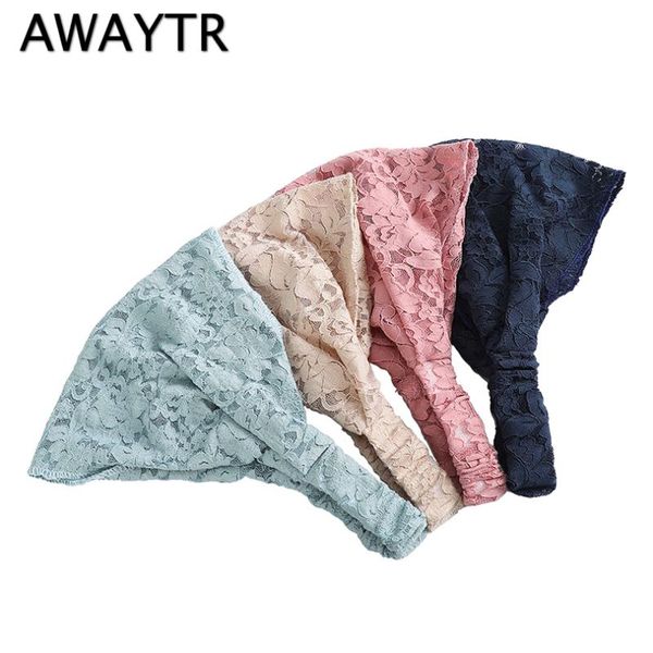 

hair accessories awaytr hollow out hairband gridding design head band wide rim headwear daily washing headdress for women elegant accessorie