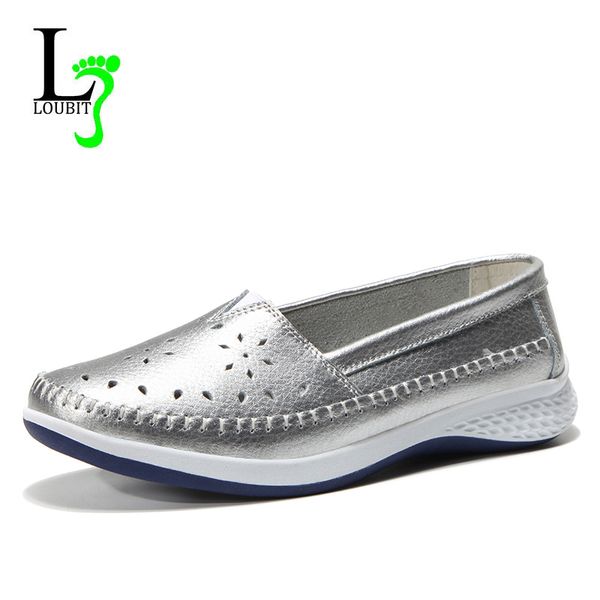 

2020 women flats shoes breathable casual loafers pu summer sneakers female footwear comfortable shoes slip on big size 35-42, Black