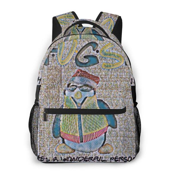 

hugsy backpack for girls boys travel rucksack friends printing
