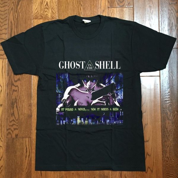 

2019 fashion 100% cotton men t shirt tees custom rare ghost in the shell vintage reprint 80s manga anime t-shirt usa cool shirts