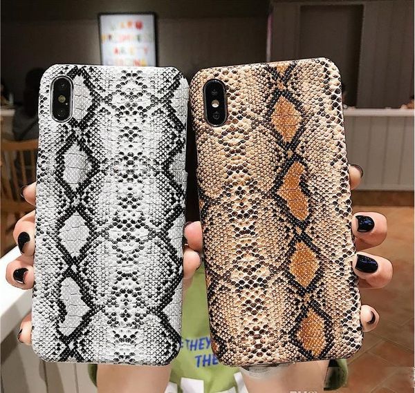 

pu leather phone case for iphone11 pro max x xs max xr case snake skin cases for iphone xs/xr accessories