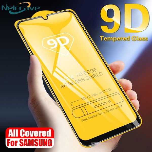

a 9d curved full coverage tempered glass for samsung s10e s7 note 5 a2 color j2 plus m40 m30 m20 jean 2 wide 4 film