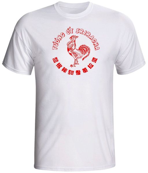 

sriracha shirt chili sauce summer fashion short sleeve tees brand clothing men round neck style design website