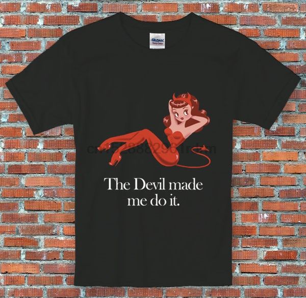 

abadon the devil made me do it supernatural inspired t shirt s m l xl 2xl summer o neck tee tee