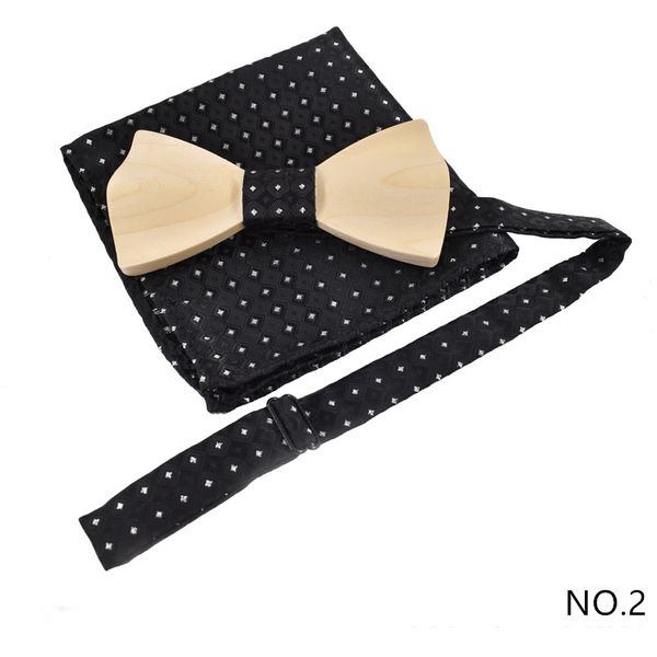 

neck ties men's wooden bow tie set handmade wood bowtie with box, Blue;purple