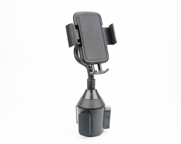 

car vehicle drinks cup holder phone mount 360 rotatable cradle with longer neck for smartphone iphone apple samsung s10 huawei p30 pro