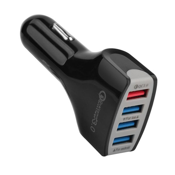 

4 ports usb car charger quick charge 3.0 phone charger car fast charging car portable chargers for smartphones