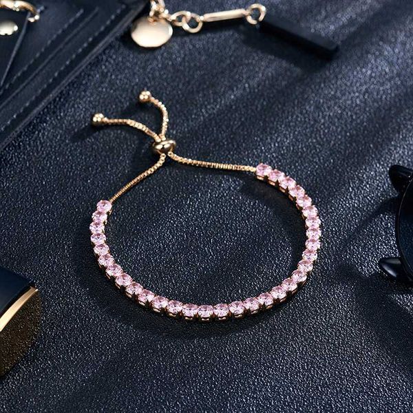 

full rhinestone bangle bracelet for women pink crystal beaded bracelet green stone female charms bracelets pulseras muje, Golden;silver
