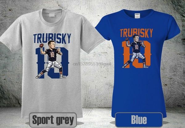 

митч трабиски чикаго trubisky поезд футболка 2 цвет вдохновленный прохладный тройник 4 (1