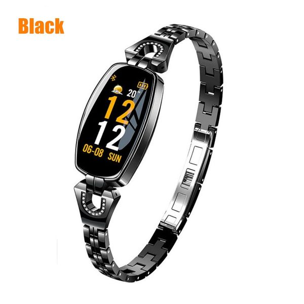 

h8 smart watch lady bracelet bluetooth wristband fitness sports tracker heart rate blood pressue kalories monitor women style bracelet links