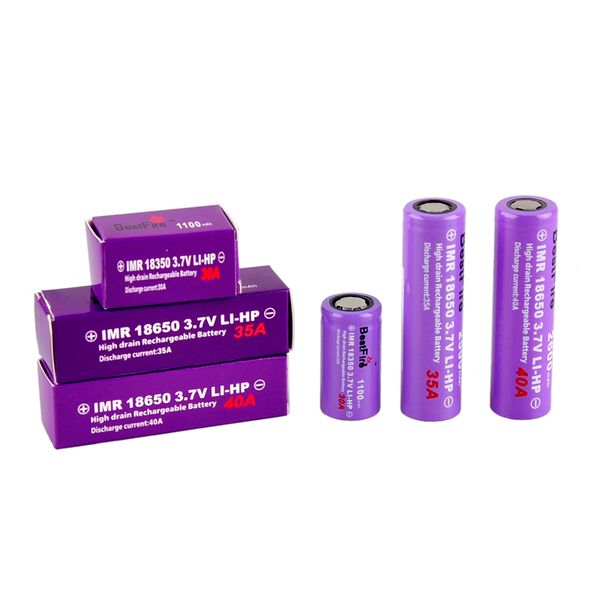 

100% original authentitrustfire 18350 18650 battery series 30a 1100mah 40a 2600mah 35a 3000mah high drain discharge lithium battery