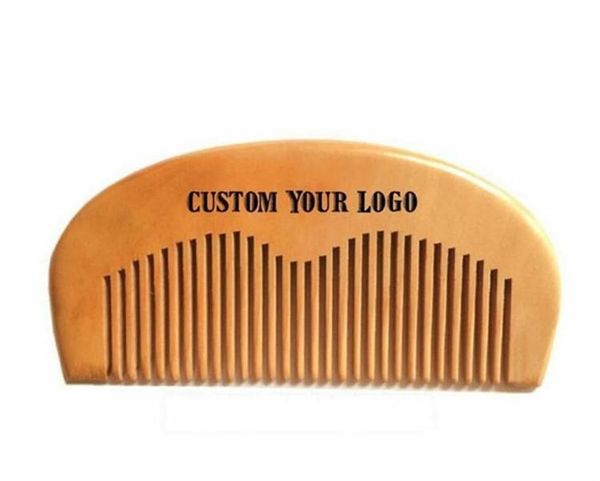 

wood comb custom your logo beard comb customized combs laser engraved wooden hair comb for men grooming dhl free