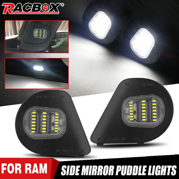 

2pcs led side mirror puddle light mirrors lamp side marker lights for dodge 5500 4500 3500 2500 1500 2020 2010 car styling