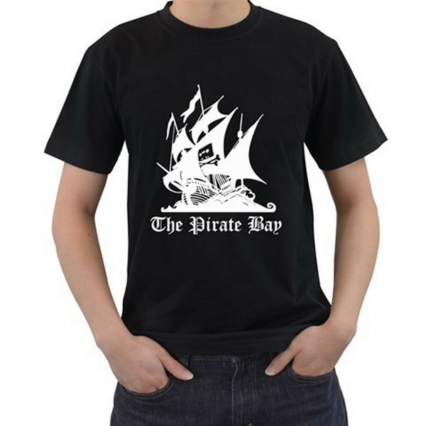 

the pirate bay black graphic t-shirt tee harajuku смешной tee shirt