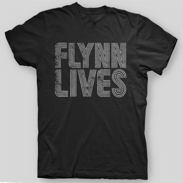 

2019 new men's flynn lives tron y-shirt size summer fashion