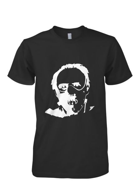 

новый ганнибал лектер рубашка молчание ягнят мужская черная футболка размер s-3xl нормальный с коротким рукавом хлопок футболки