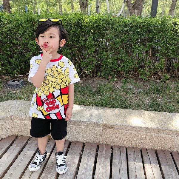 

designer cute t-shirt kids luxury designer clothes boys spring new recommend rushed fashion 2020 new gorgeous handsome 1bty, Blue